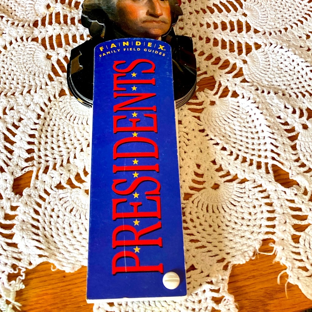 Handheld Deck of Knowledge: “Presidents of the United States,” Approx: 10.5”x 4”